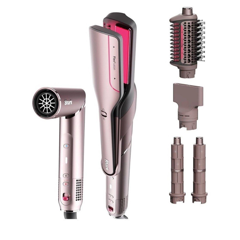 Shark Pink Hair Styling Tool Set